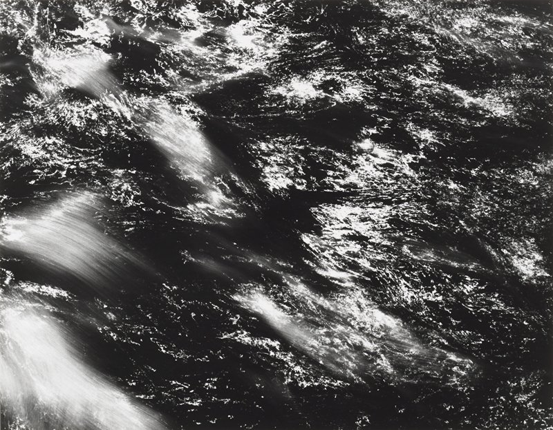Waves, 10 Mile River, Wingdale, New York, from Light on Water series, Walter Chappell, 1961