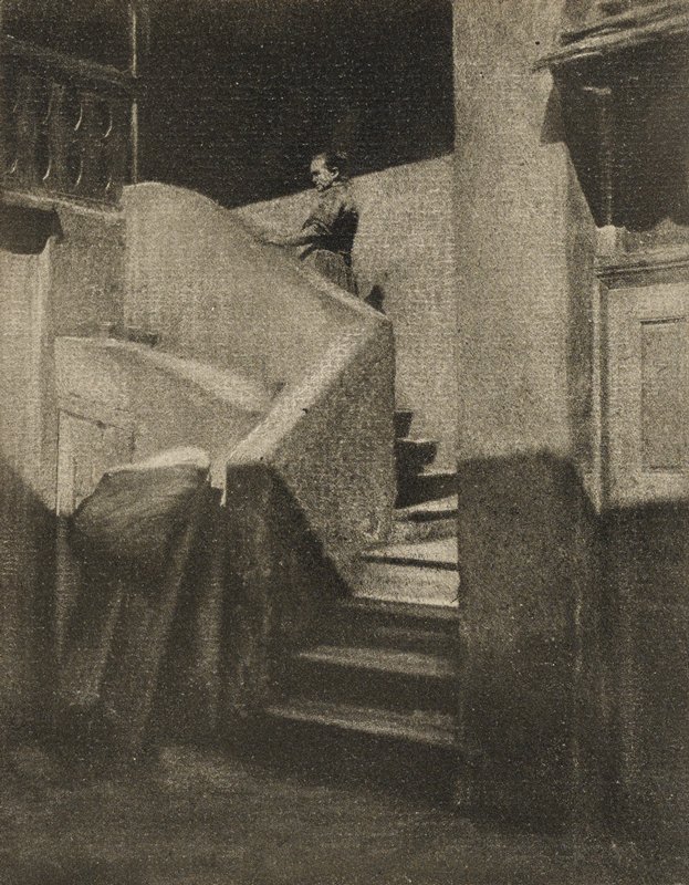Courtyard, Old Prague, Frantisek Drtikol, 1911