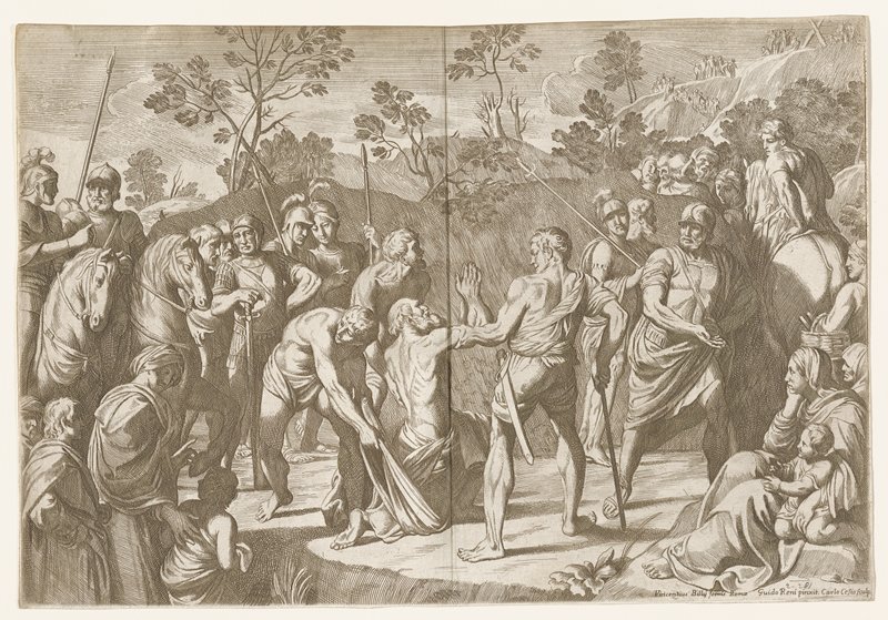 Saint Andrew Led to Martyrdom, Carlo Cesio, 1650–80
