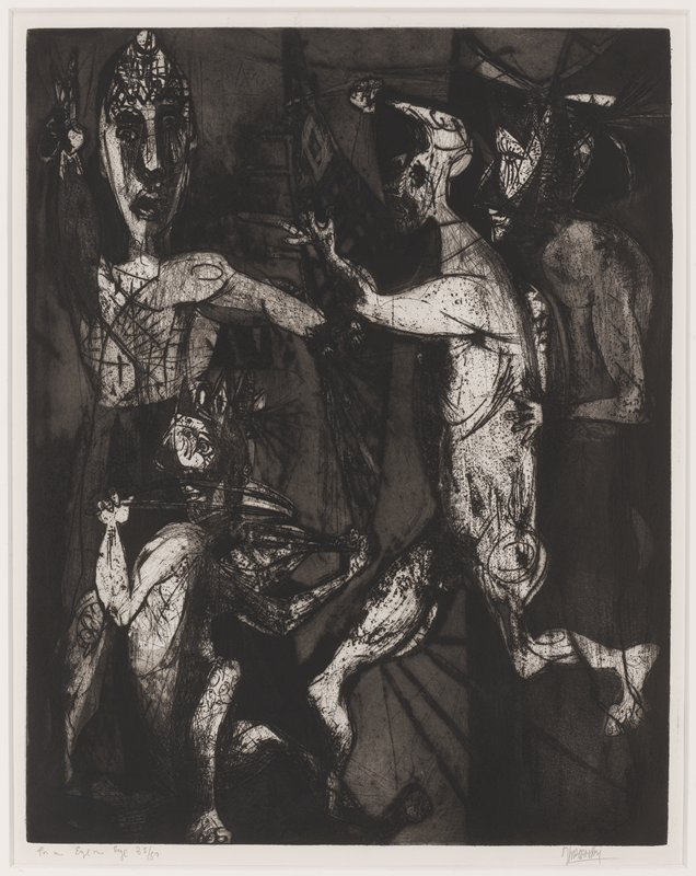 For an Eye an Eye, IV, Mauricio Lasansky, 1946–48