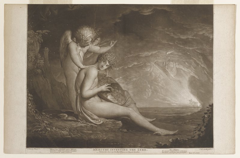 Mercury Inventing the Lyre, John Raphael Smith, 1775