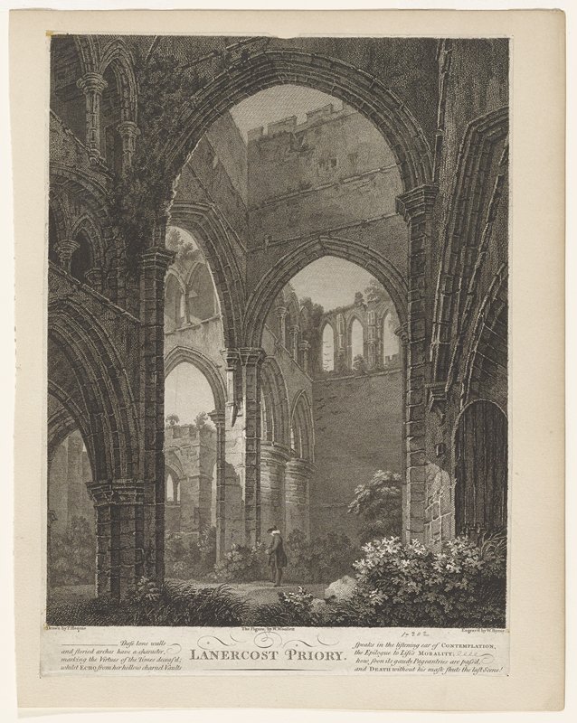Lanercost Priory, William Byrne, 1780