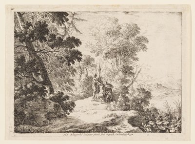 Dokumentasi “Landscape with the Flaying of Marsyas”; Etching. Minneapolis Institute of Art.