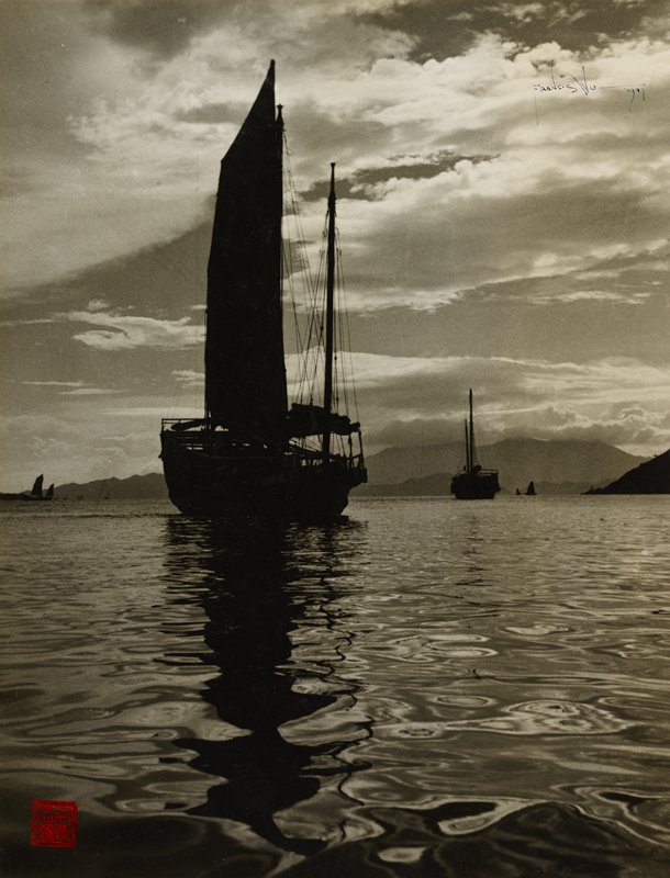 Sunset, Francis K. Wu, 1947