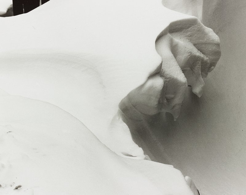 Snowdrift, Minor White, 1958
