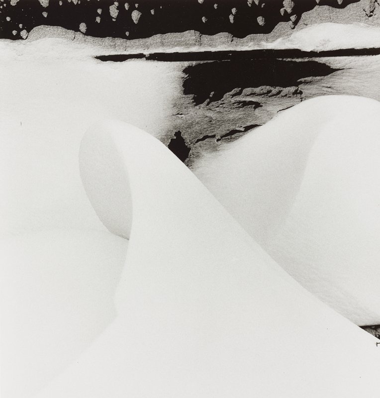 Untitled [snow drift], Minor White, 20th century