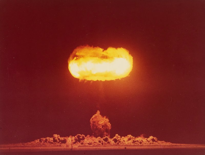 Atomic Bomb Exploding, Bikini-Atoll (Bravo Blast, 1st March, 1954), 1954