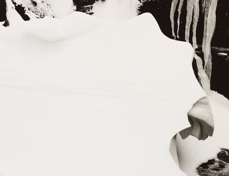 Untitled [snow and iciles], Minor White, 20th century