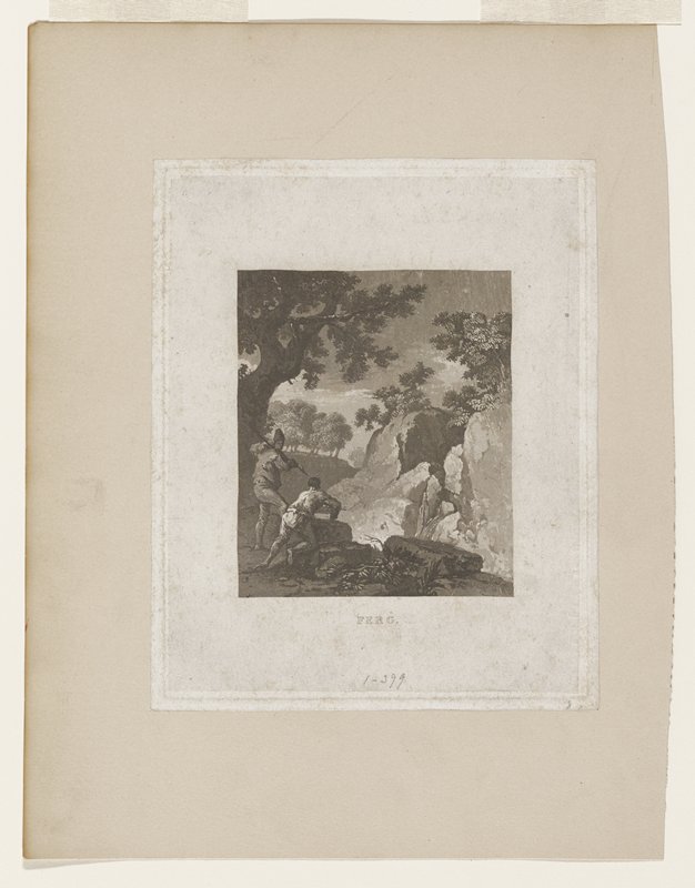 Print, After Franz de Paula Ferg, 18th century