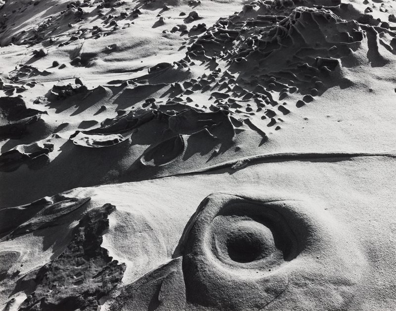 Untitled [round forms in sand], Minor White, 20th century