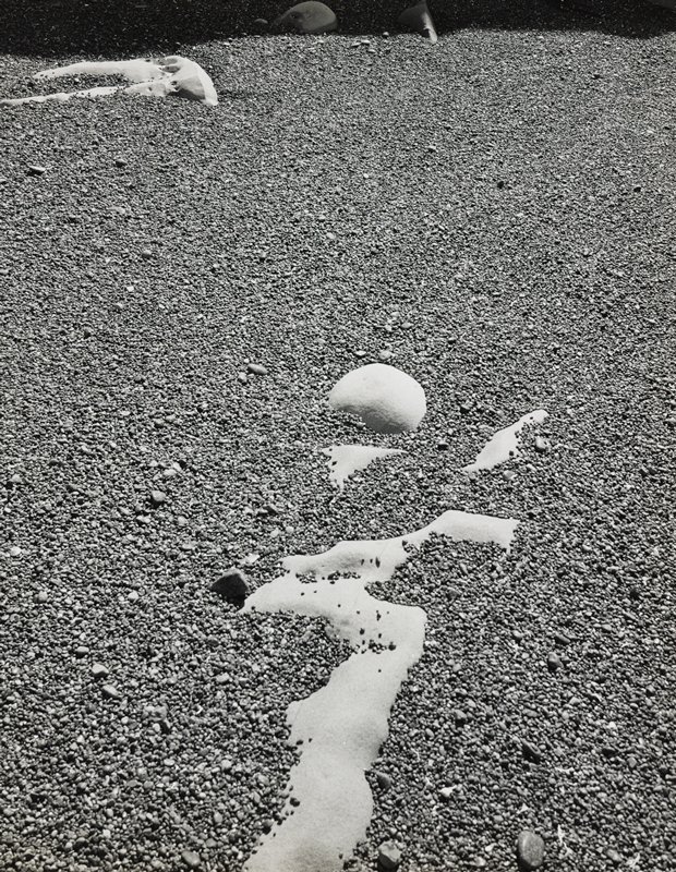 Untitled [abstract image with rocks], Minor White, 20th century