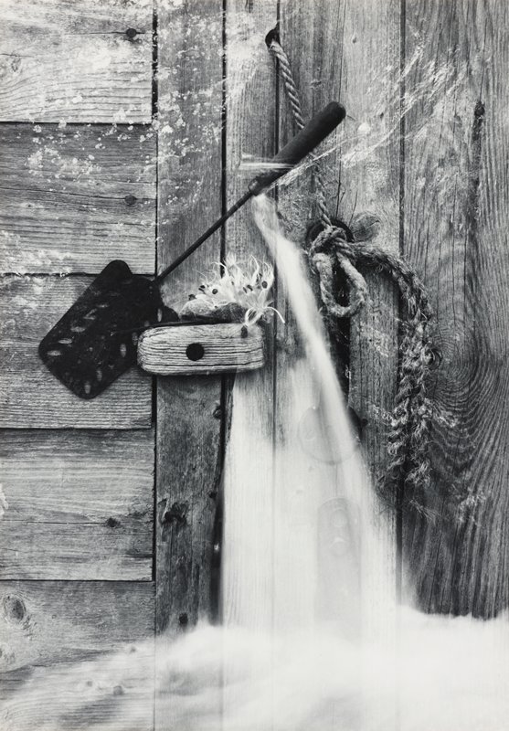 Barn Door with Smoke, Minor White, 1970