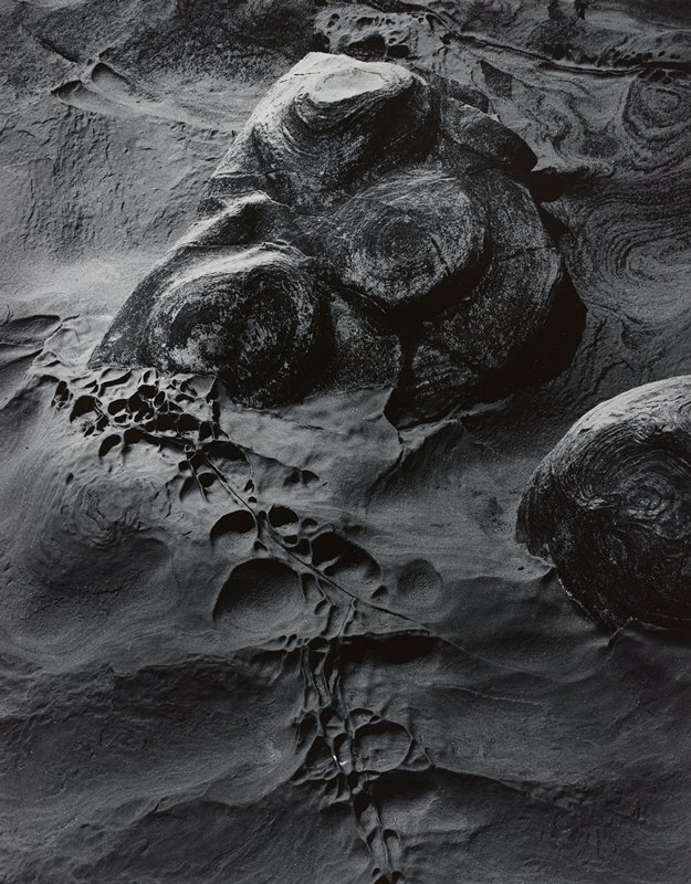 Untitled [sand and rocks], Minor White, 1959