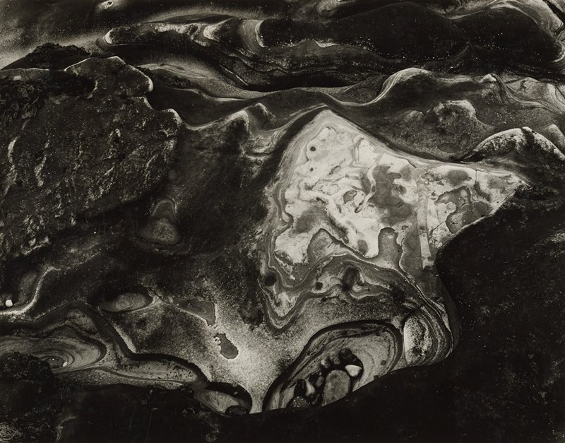 Eroded Rock, Pt. Lobos, from Sequence 7, Minor White, 1951
