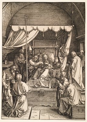 Dokumentasi “The Death of the Virgin”; Woodcut. Minneapolis Institute of Art.