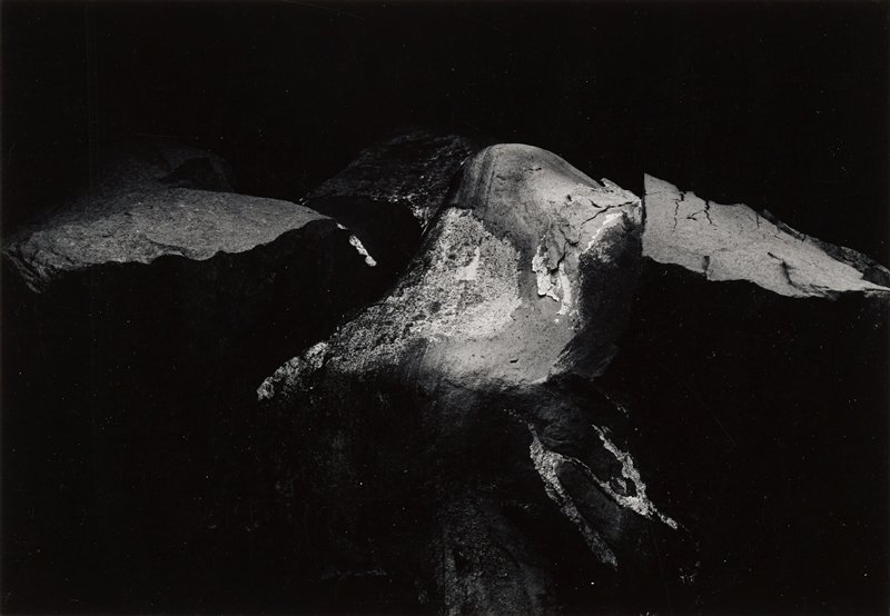Untitled [rock wall], Minor White, 1950s