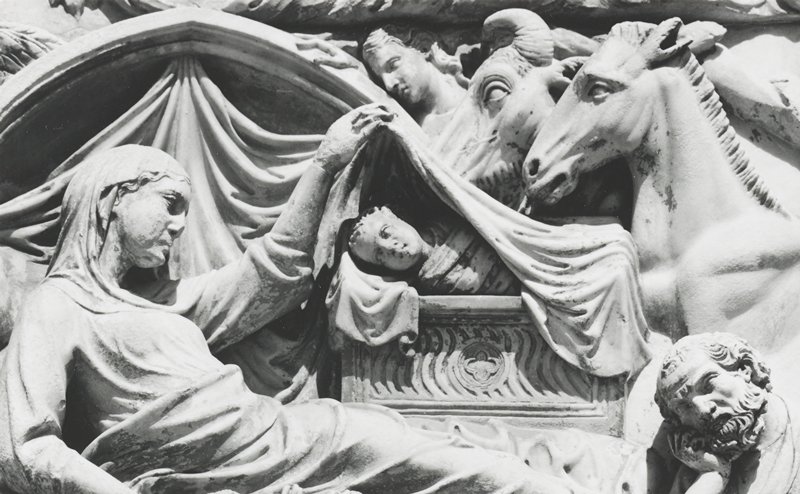 Untitled [nativity scene relief], Elio Ciol, 20th century