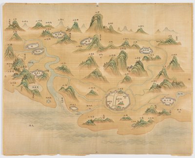 Dokumentasi “Maps of Eleven Prefectural Cities in Zhejiang Province”. Minneapolis Institute of Art.