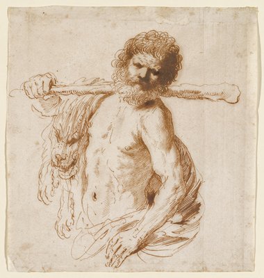 Dokumentasi “Hercules”; Pen and brown ink. Minneapolis Institute of Art.