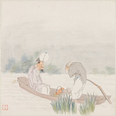 Album leaf, Qian Hui'an, c. 1875
