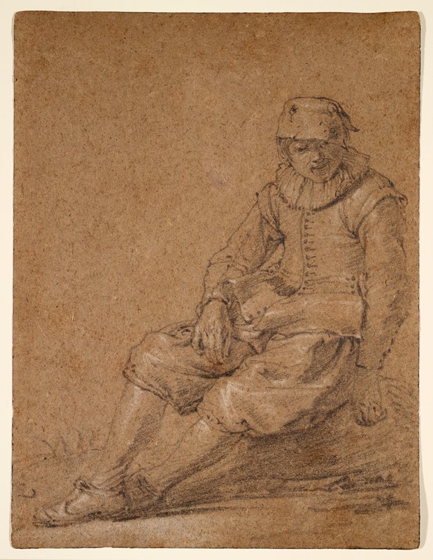 Seated Youth, Cornelis Saftleven, 1660s (?)