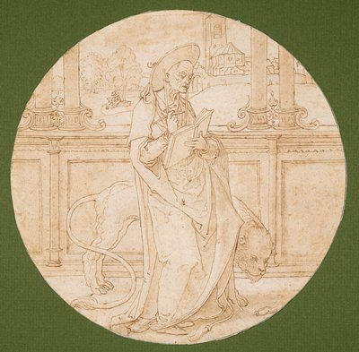 Dokumentasi “Saint Jerome”; Pen and brown ink. Minneapolis Institute of Art.