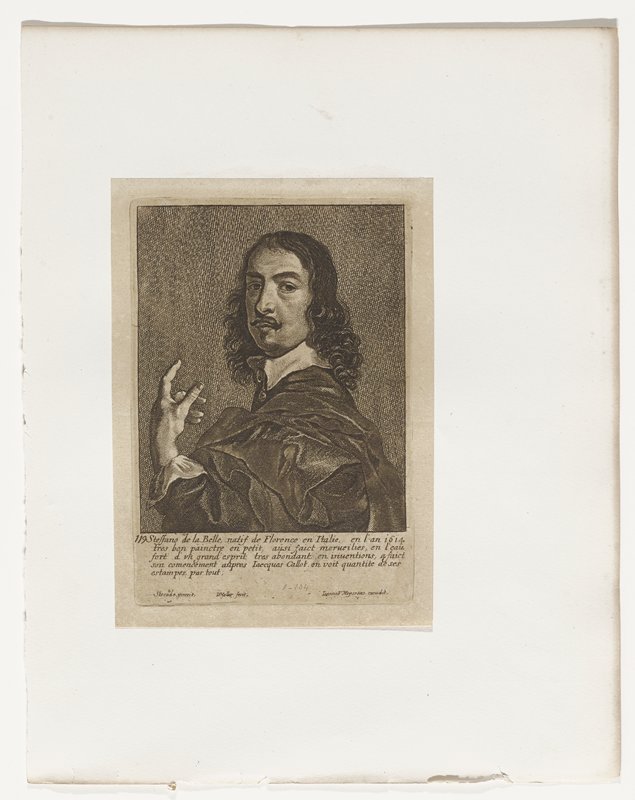 Steffano de la Belle, Wenceslaus Hollar, c. 1648–50