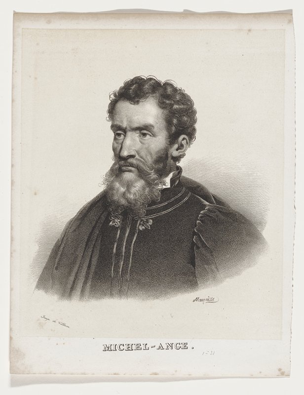 Portraait of Michel-Ange, Jean Baptiste Mauzaisse, c. 1705