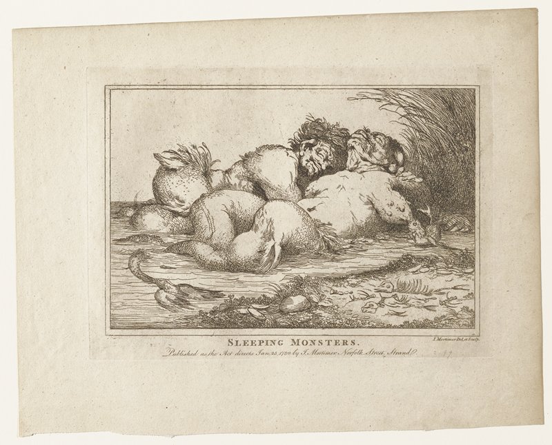 Sleeping Monsters, John Hamilton Mortimer, 1780
