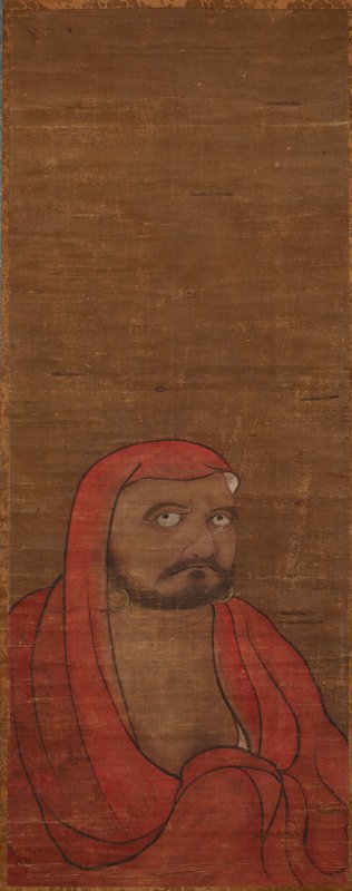 Bodhidharma, one of a pair, Attributed to Yan Hui, 13th century