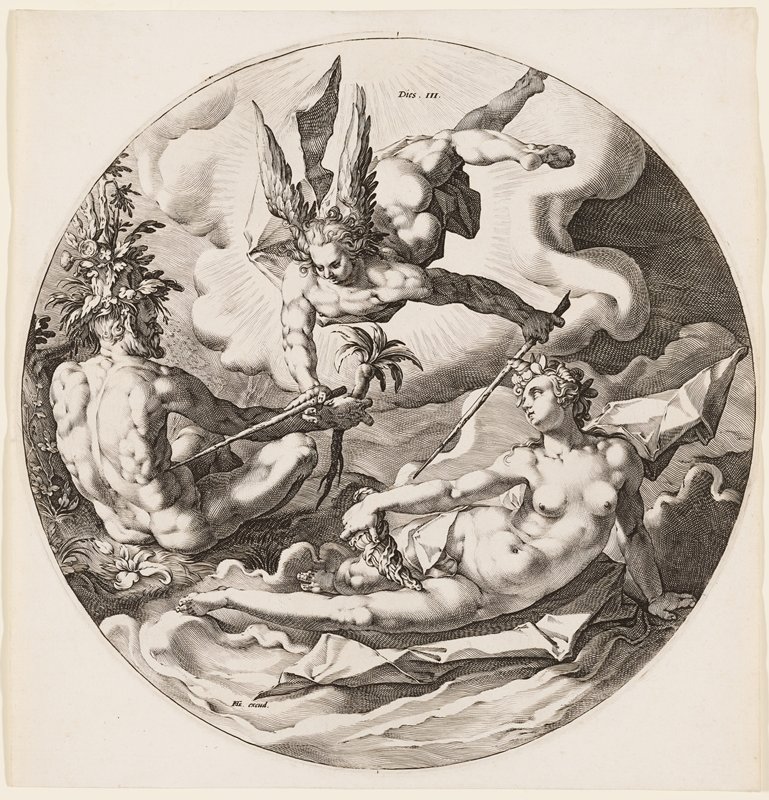 Day Three, from Creation of the World, Jan Muller, 1589