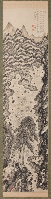 Silhouettes of Sails and Glowing Pine Trees, Fukuda Kodōjin, May 1928