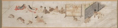 Frogs in Writing Contest, Ogawa Haritsu, c. 1738