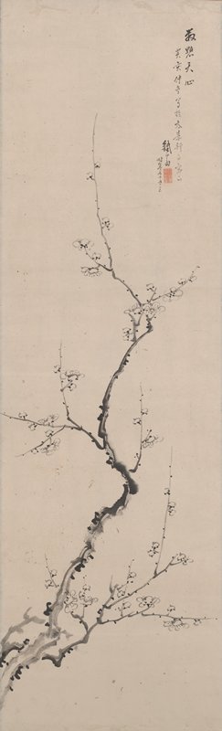 Plum Branch, Hidaka Tetsuō, 1863
