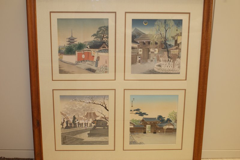 March (Plum blossoms at the Kitano Shrine), Tokuriki Tomikichirō, second half 20th century