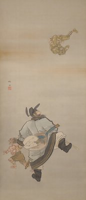 Shōki Kicking Demons, Matsumoto Fūko, early 20th century