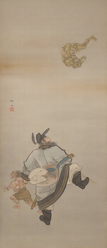 Shōki Kicking Demons, Matsumoto Fūko, early 20th century
