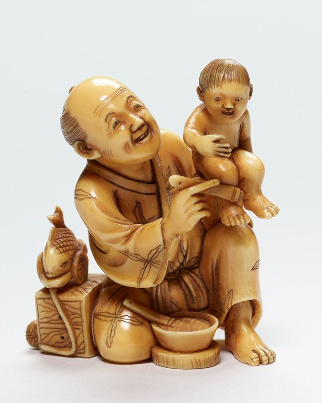 (Man and boy), Seiichi 静一, late 19th century