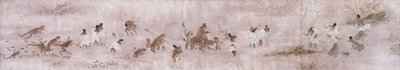 Procession of Frogs, Ogawa Haritsu, c. 1738