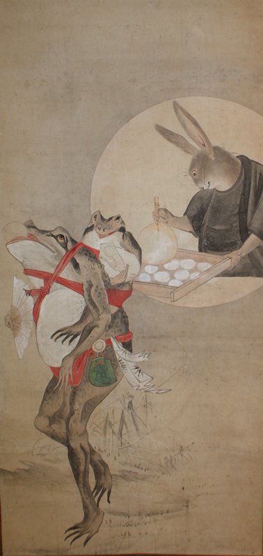 Frogs and Rabbit, mid 19th century