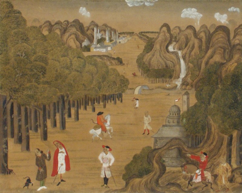 Scene of Foreigners, 18th–19th century