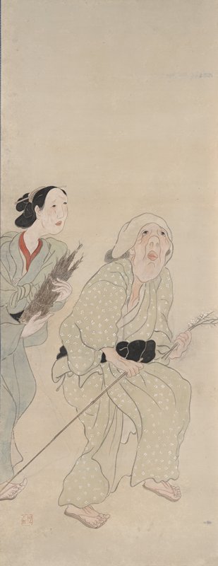 Two Women, Tatebe Sōchō, early 19th century