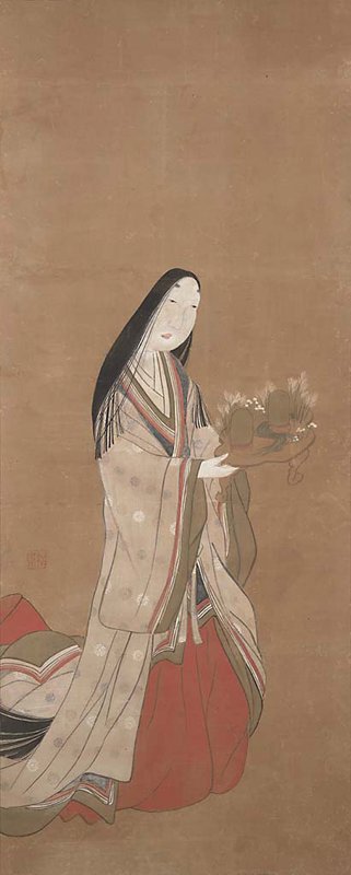 Poetess Lady Konoe, Tatebe Sōchō, early 19th century