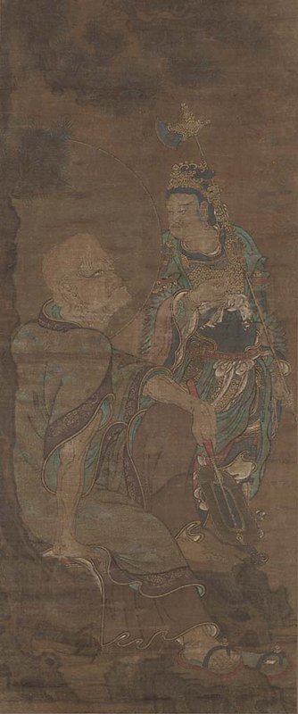 Rakan with Bodhisattva, 13th–early 14th century