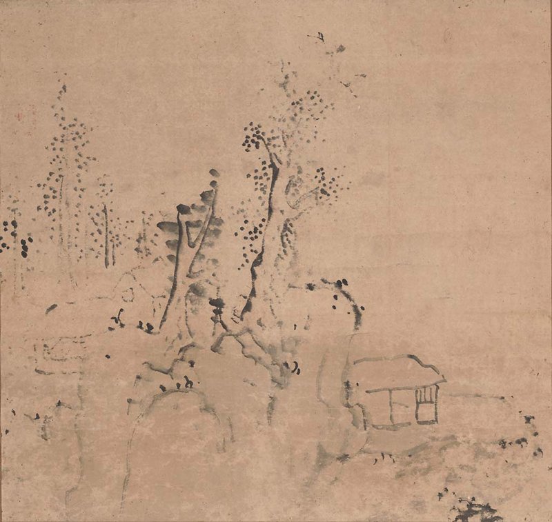 Hanging scroll, attributed to Ike Taiga, mid 18th century