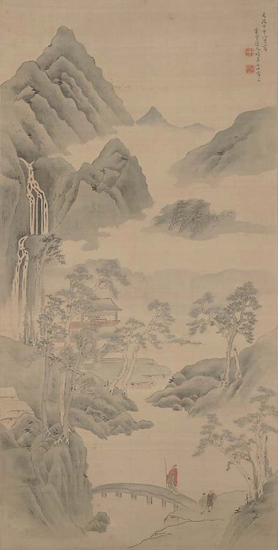 Landscape, Unshitsu, 1824