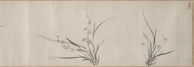Orchids, Tanomura Chokunyū, second half 19th century