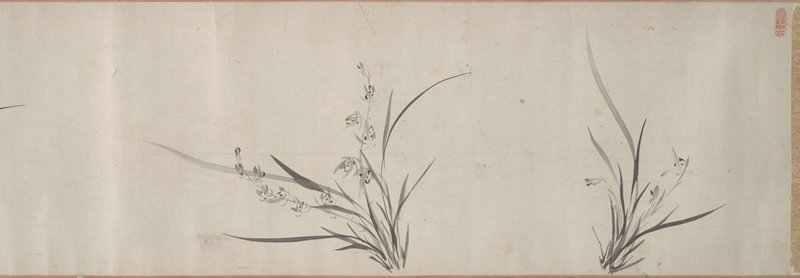Orchids, Tanomura Chokunyū, second half 19th century