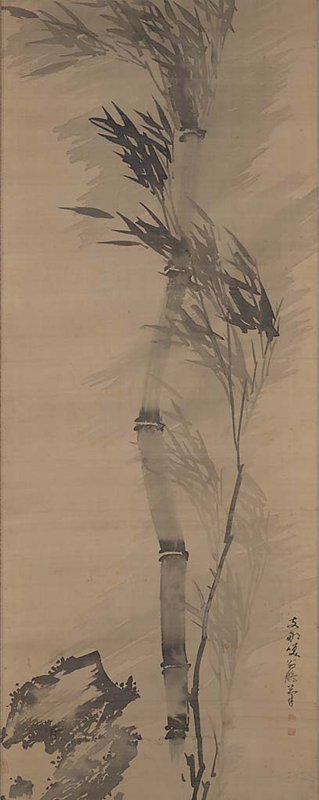 Bamboo, Ōbaku Taihō, mid 18th century