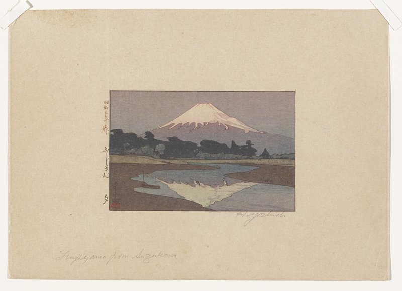 Fuji in the Evening, Yoshida Hiroshi, 1928